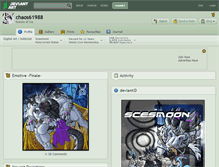 Tablet Screenshot of chaos61988.deviantart.com