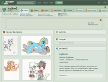 Tablet Screenshot of icybloo2.deviantart.com