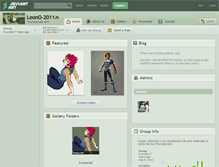 Tablet Screenshot of leono-2011.deviantart.com