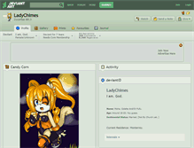 Tablet Screenshot of ladychimes.deviantart.com