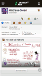 Mobile Screenshot of mistress-gwen.deviantart.com