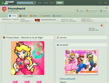 Tablet Screenshot of princesspeach8.deviantart.com