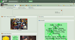 Desktop Screenshot of klaien.deviantart.com