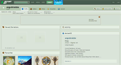 Desktop Screenshot of anguistralobe.deviantart.com