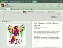 Tablet Screenshot of goldfox.deviantart.com