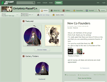 Tablet Screenshot of chrismintz-plassefc.deviantart.com