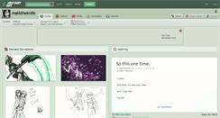 Desktop Screenshot of makktheknife.deviantart.com