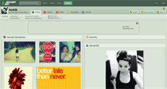 Desktop Screenshot of melkib.deviantart.com