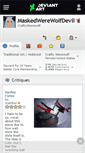 Mobile Screenshot of maskedwerewolfdevil.deviantart.com