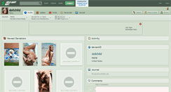 Desktop Screenshot of dollchild.deviantart.com