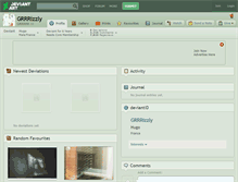 Tablet Screenshot of grrrizzly.deviantart.com
