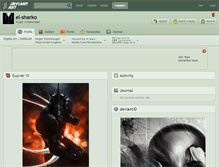 Tablet Screenshot of el-sharko.deviantart.com