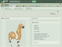 Tablet Screenshot of givens.deviantart.com