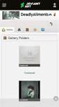 Mobile Screenshot of deadlyailments.deviantart.com