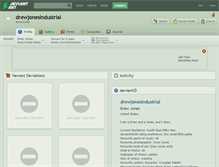 Tablet Screenshot of drewjonesindustrial.deviantart.com
