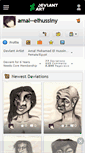 Mobile Screenshot of amal--elhussiny.deviantart.com