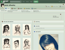 Tablet Screenshot of amal--elhussiny.deviantart.com
