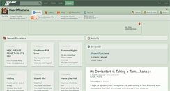 Desktop Screenshot of museofluciana.deviantart.com