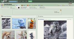 Desktop Screenshot of imeribridzhet.deviantart.com