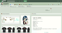 Desktop Screenshot of normachan.deviantart.com