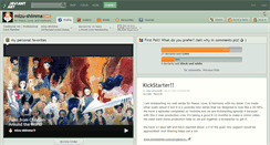 Desktop Screenshot of mizu-shimma.deviantart.com