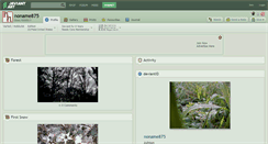 Desktop Screenshot of noname875.deviantart.com