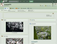 Tablet Screenshot of noname875.deviantart.com