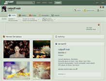 Tablet Screenshot of catpuff-noir.deviantart.com