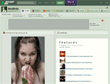 Tablet Screenshot of missbirdy.deviantart.com