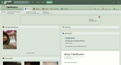 Desktop Screenshot of fakebusters.deviantart.com