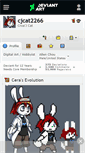 Mobile Screenshot of cjcat2266.deviantart.com