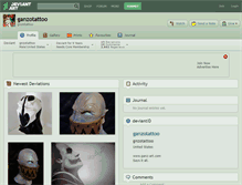 Tablet Screenshot of ganzotattoo.deviantart.com