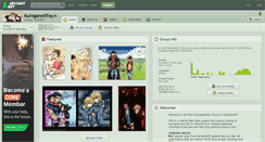 Desktop Screenshot of kuroganexfay.deviantart.com