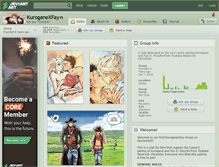 Tablet Screenshot of kuroganexfay.deviantart.com