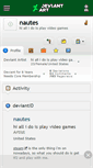 Mobile Screenshot of nautes.deviantart.com