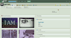 Desktop Screenshot of eagleknight.deviantart.com