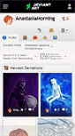 Mobile Screenshot of anastasiamorning.deviantart.com