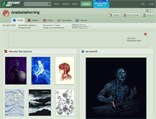 Tablet Screenshot of anastasiamorning.deviantart.com