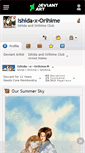 Mobile Screenshot of ishida-x-orihime.deviantart.com