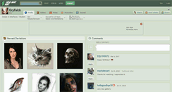 Desktop Screenshot of gryfalck.deviantart.com