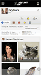Mobile Screenshot of gryfalck.deviantart.com