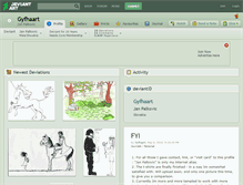 Tablet Screenshot of gyfhaart.deviantart.com