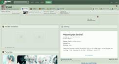 Desktop Screenshot of evolet.deviantart.com