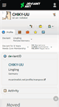 Mobile Screenshot of chiky-uu.deviantart.com