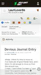 Mobile Screenshot of laurilover86.deviantart.com