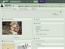 Tablet Screenshot of mimwow.deviantart.com