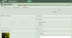 Desktop Screenshot of color-me-emo.deviantart.com