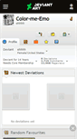 Mobile Screenshot of color-me-emo.deviantart.com