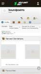 Mobile Screenshot of boundpoems.deviantart.com