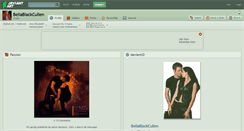 Desktop Screenshot of bellablackcullen.deviantart.com